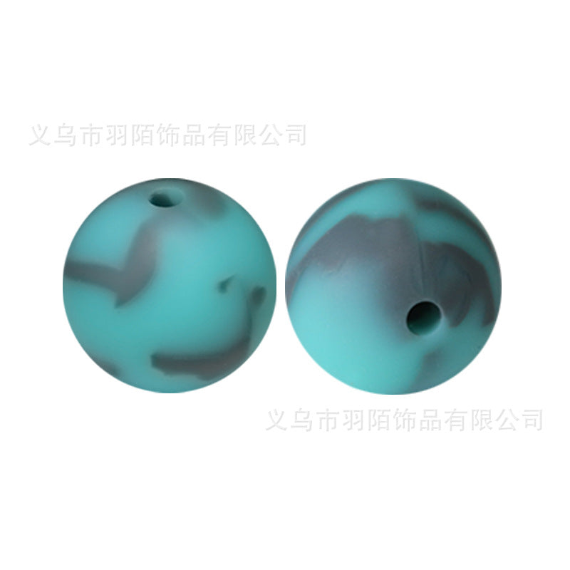 Wholesale 50PCS Rainbow Mixed Color Silicone Balls